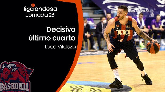 Luca Vildoza, determinante en el último cuarto