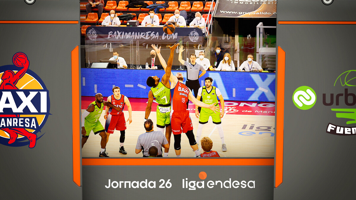 Resumen BAXI Manresa 90 - Urbas Fuenlabrada 76 (J26)