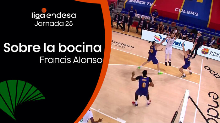 Francis Alonso, triple sobre la bocina