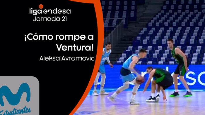 Aleksa Avramovic... ¡cómo rompe a Ventura!