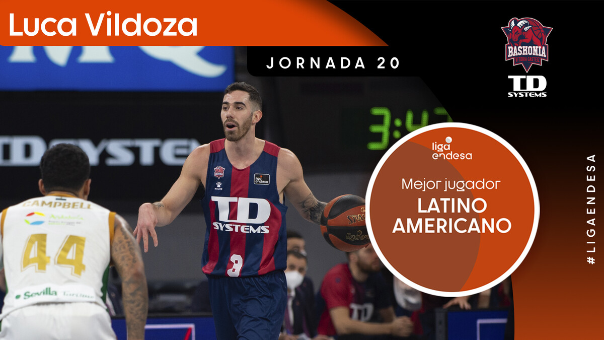 Luca Vildoza, Mejor Jugador Latinoamericano de la Jornada 20
