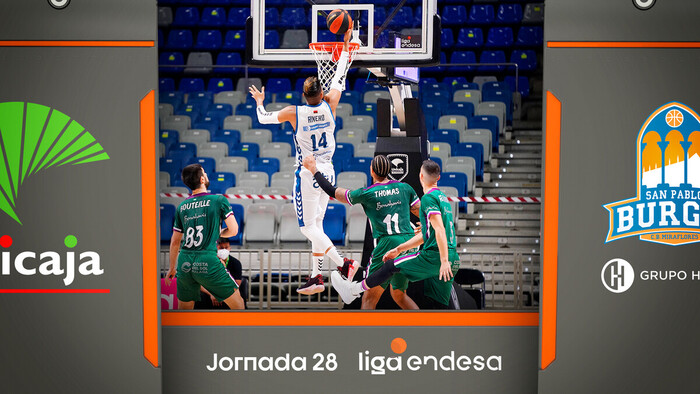 Resumen Unicaja 93 - Hereda San Pablo Burgos 101 (J28)