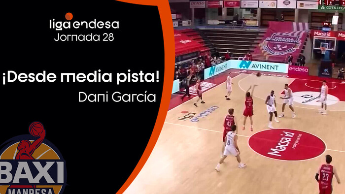 Dani García... ¡desde media pista!