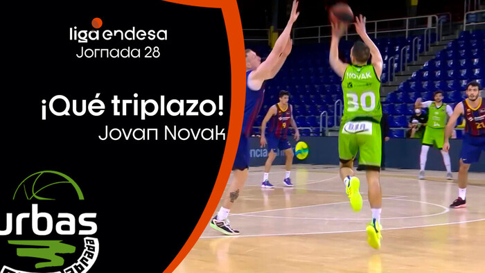 Jovan Novak al límite ¡qué triple!