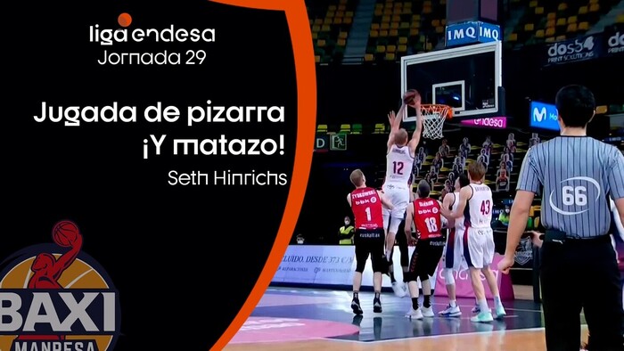 Jugada de pizarra... ¡Y matazo de Hinrichs! 
