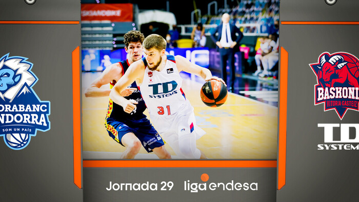 Resumen MoraBanc Andorra 68 - TD Systems Baskonia 82 (J29)