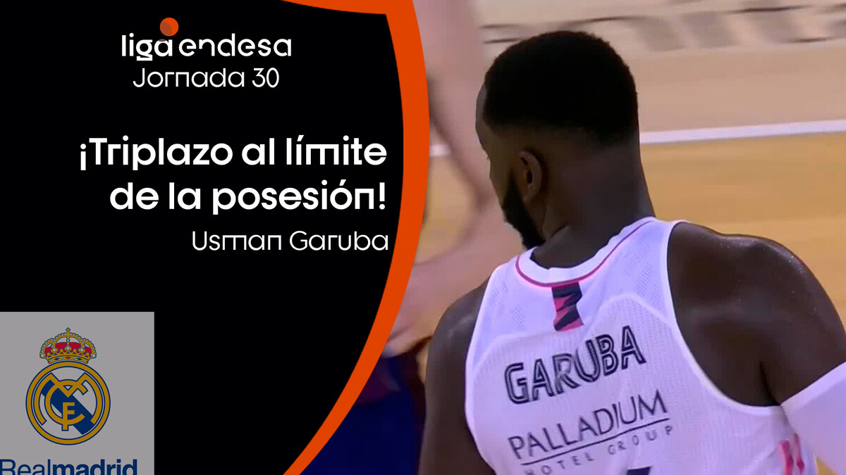 Usman Garuba se inventa un triplazo