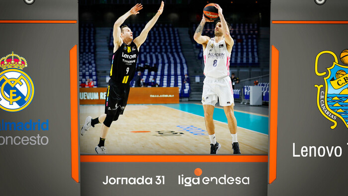 Resumen Real Madrid 84 - Lenovo Tenerife 76 (J31)