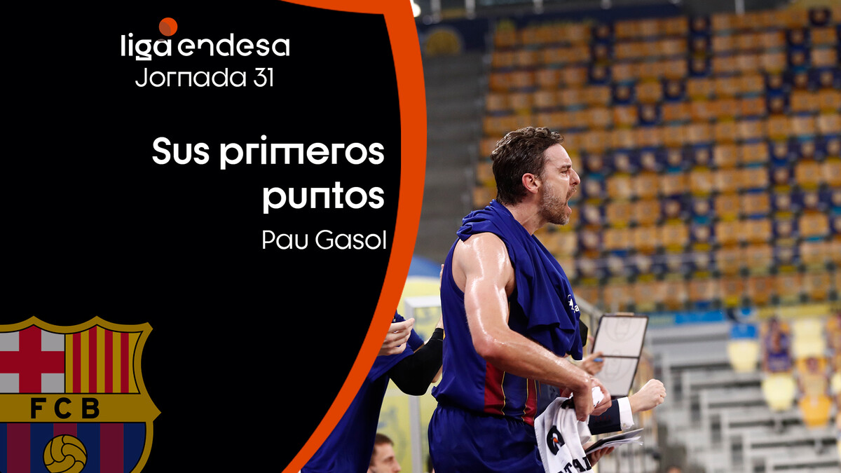 ¡Los primeros puntos de Pau Gasol en la Liga Endesa!