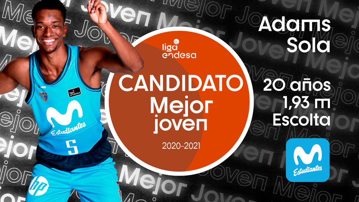 Adams Sola, candidato al Mejor Joven