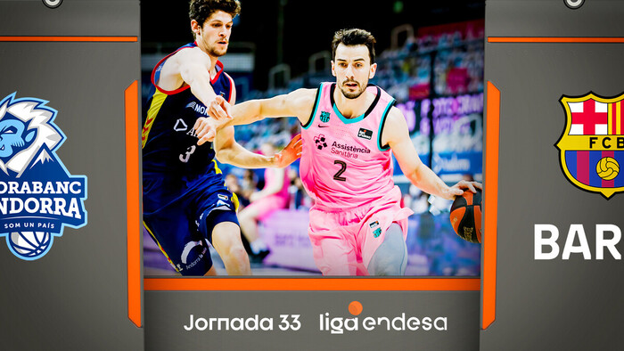 Resumen MoraBanc Andorra 63 - Barça 79 (J33)