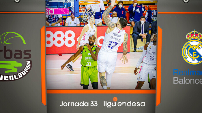 Resumen Urbas Fuenlabrada 76 - Real Madrid 90 (J33)