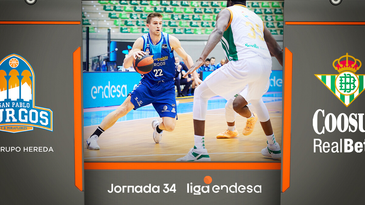 Resumen Hereda San Pablo Burgos 95 - Coosur Real Betis 77 (J34)