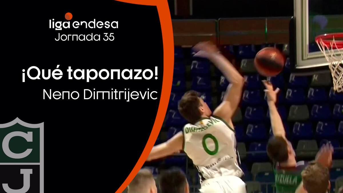 ¡Qué taponazo de Dimitrijevic!