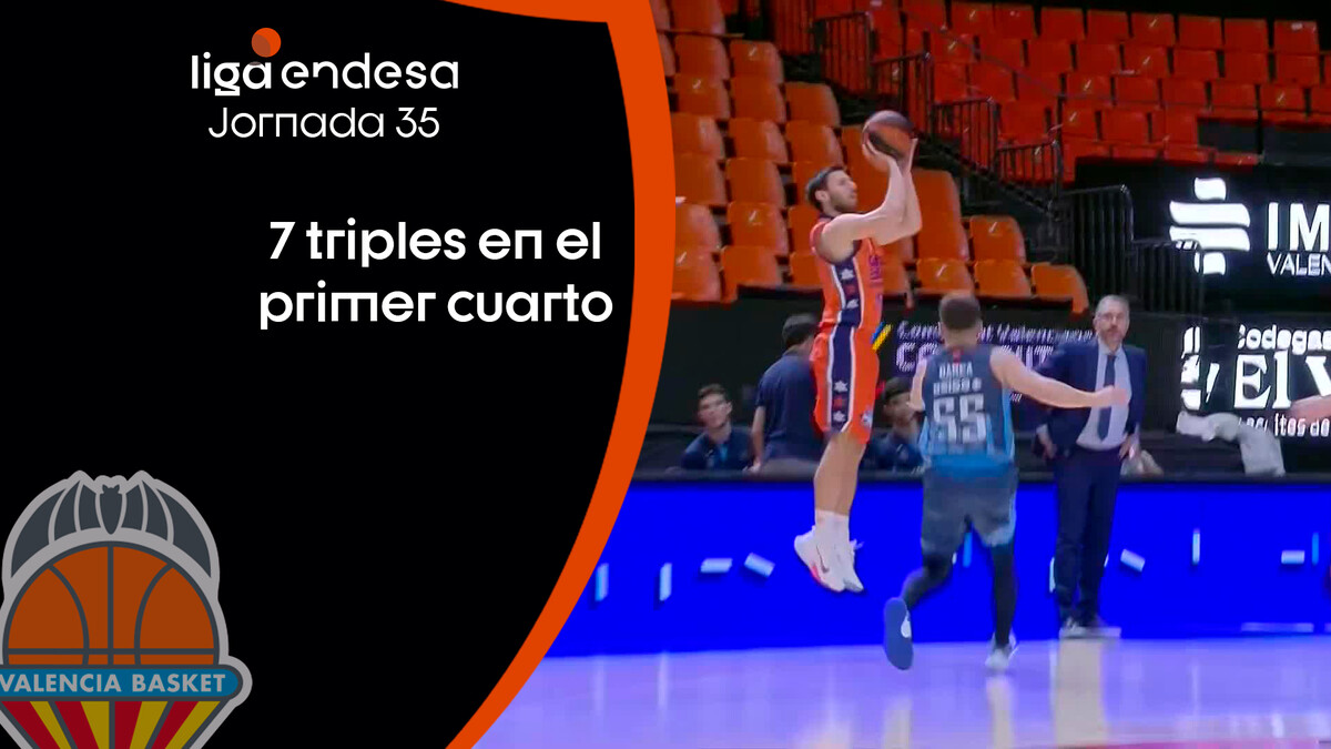 7 triples en un cuarto para Valencia Basket