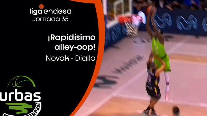 Diallo culmina un rapidísimo alley-oop