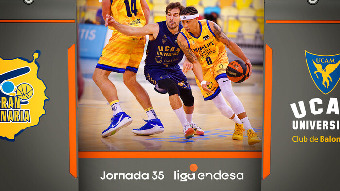 Resumen Herbalife Gran Canaria 91 - UCAM Murcia 81 (J35)