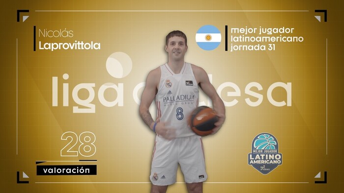 Laprovittola, mejor latinoamericano J31