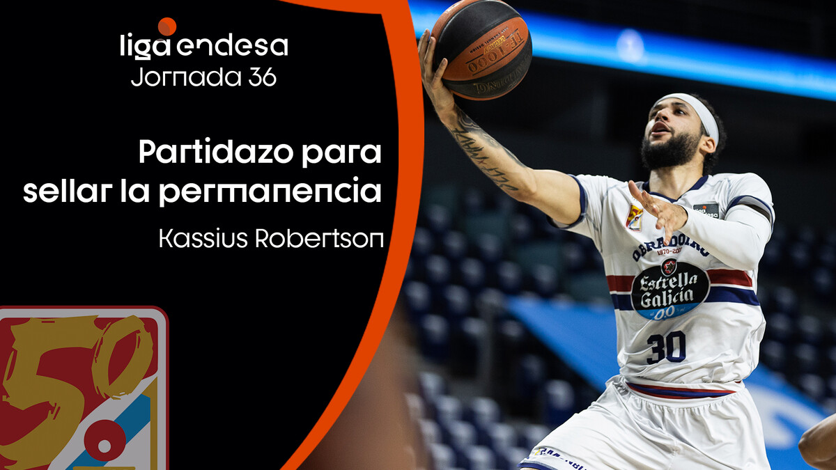 Kassius Robertson, decisivo desde los 6'75