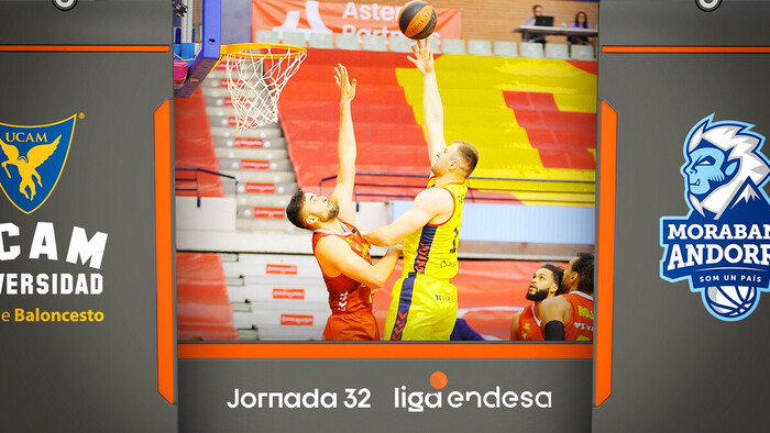 Resumen UCAM Murcia 76 - MoraBanc Andorra 79 (J32)