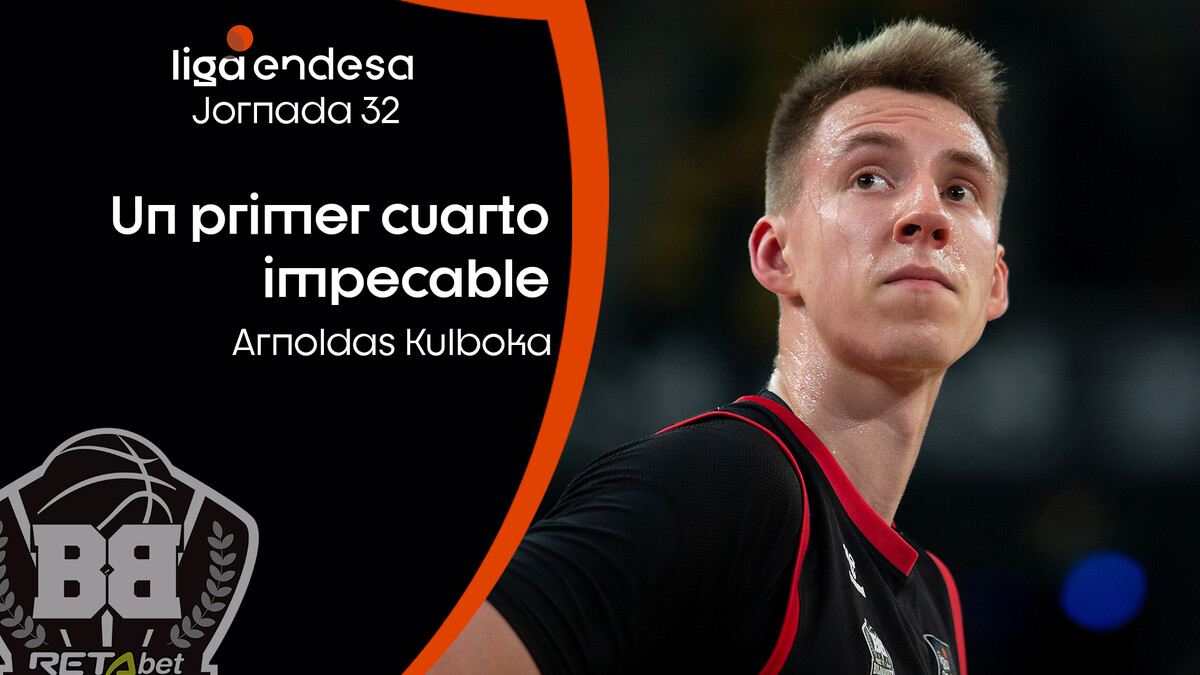 Arnoldas Kulboka, en modo killer en el primer cuarto