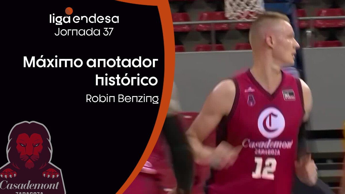 Robin Benzing, máximo anotador histórico de Casademont Zaragoza