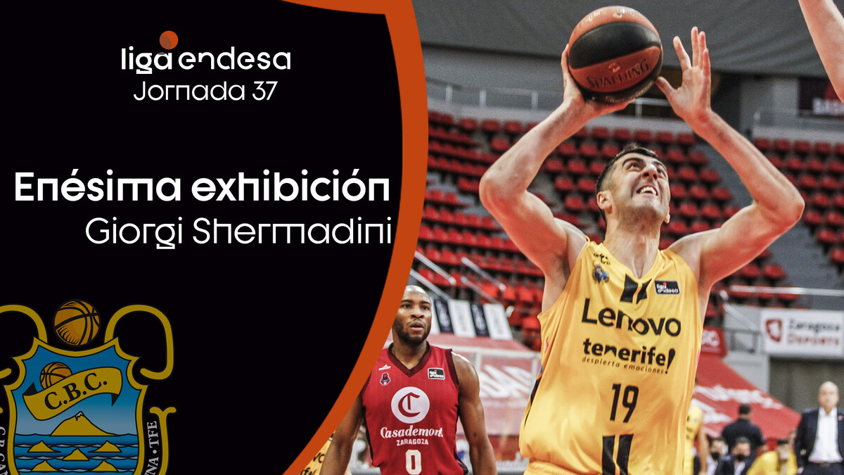 Gio Shermadini lidera a Lenovo Tenerife