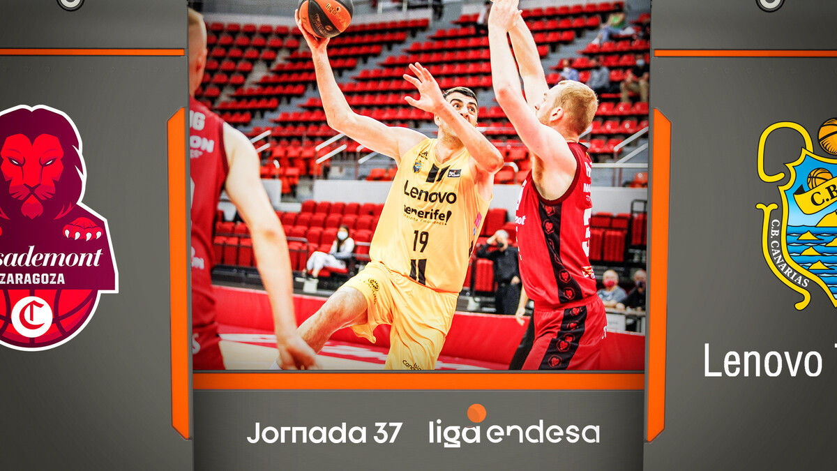 Resumen Casademont Zaragoza 60 - Lenovo Tenerife 91 (J37)