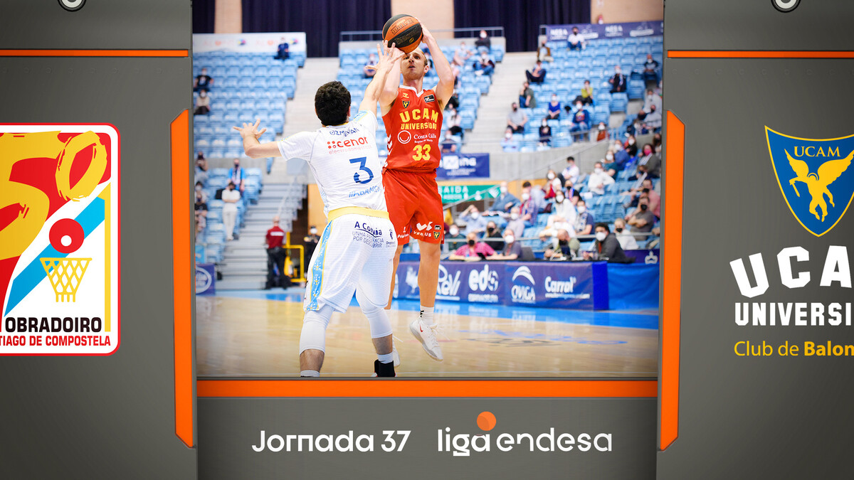 Resumen Monbus Obradoiro 80 - UCAM Murcia 83 (J37)