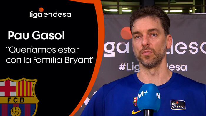 Pau Gasol: "La familia de Kobe y mi familia somos familia"