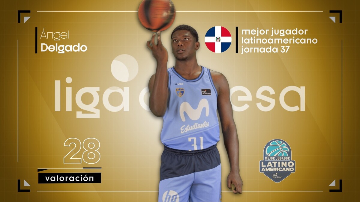 Ángel Delgado, Mejor Jugador Latinoamericano de la Jornada 37