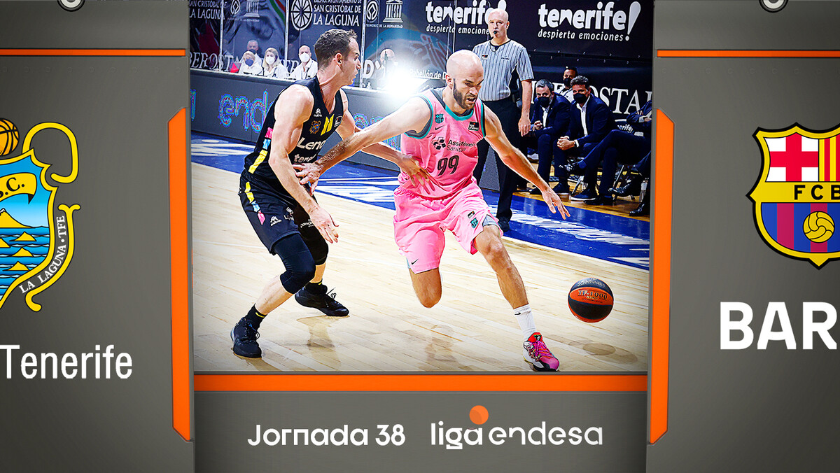 Resumen Lenovo Tenerife 72 - Barça 96 (J38)