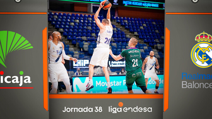 Resumen Unicaja 90 - Real Madrid 96 (J38)