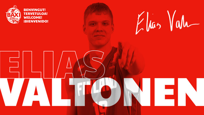 Elias Valtonen, fichaje tempranero del BAXI Manresa