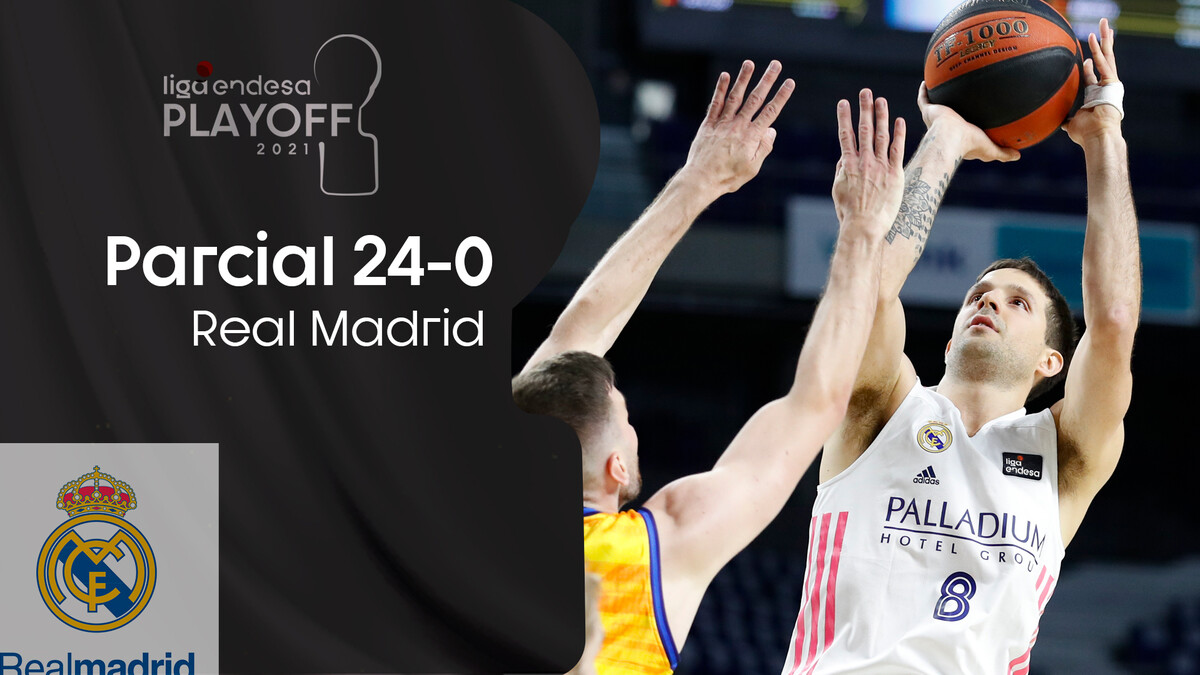 Real Madrid: imparable parcial de 24-0