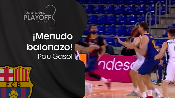 Pau Gasol: ¡Menudo balonazo!