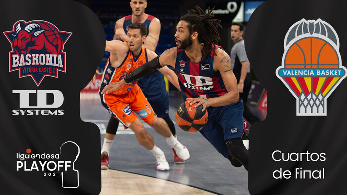 Resumen TD Systems Baskonia 76 - Valencia Basket 65 (J40)