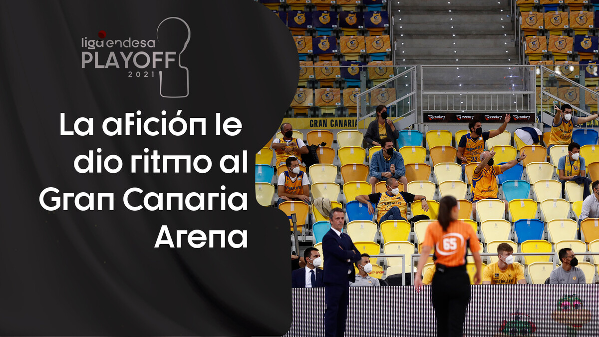 La afición le dio ritmo al Gran Canaria Arena