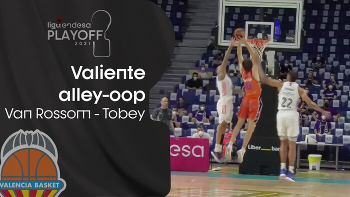 Atrevido alley-oop de Tobey