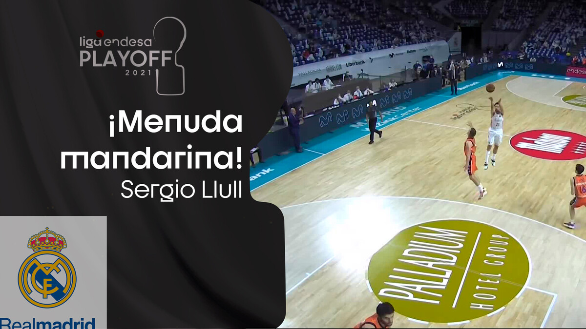 ¡Menuda mandarina de Sergio Llull!