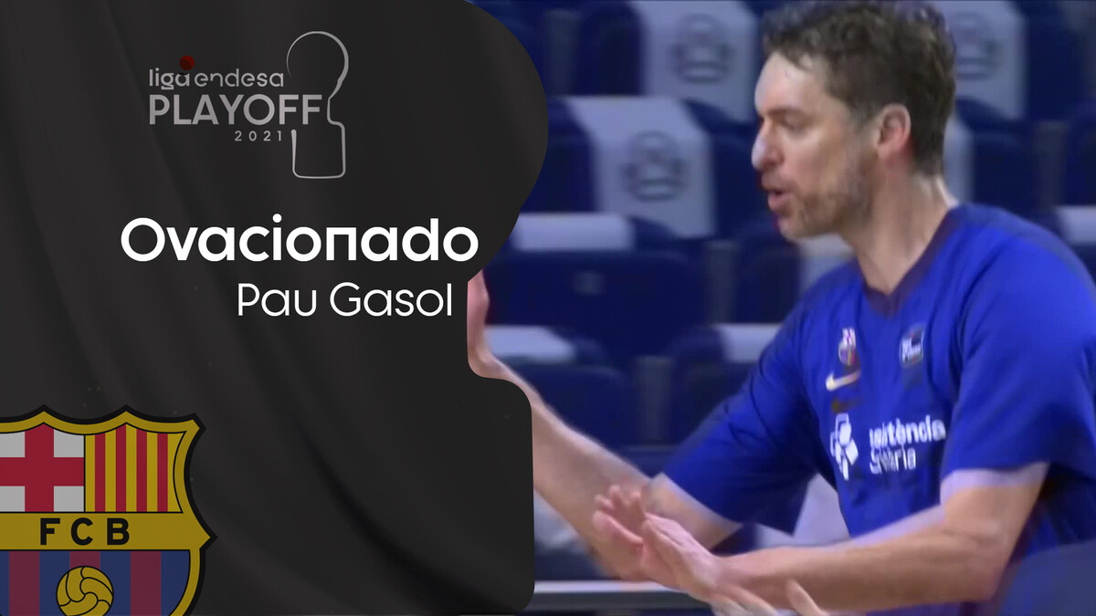 La ovación del WiZink Center a Pau Gasol