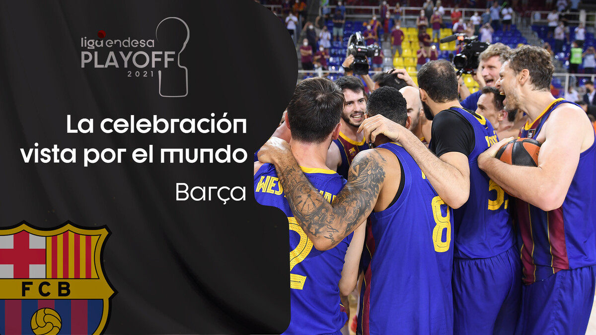 La celebración del Barça, en todo el mundo
