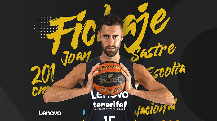 Joan Sastre, nuevo jugador del Lenovo Tenerife