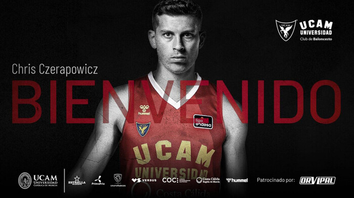 Chris Czerapowicz, nuevo fichaje para el UCAM Murcia