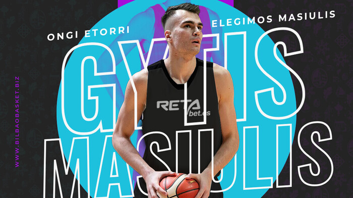 Gytis Masiulis firma por una temporada con el RETAbet Bilbao Basket