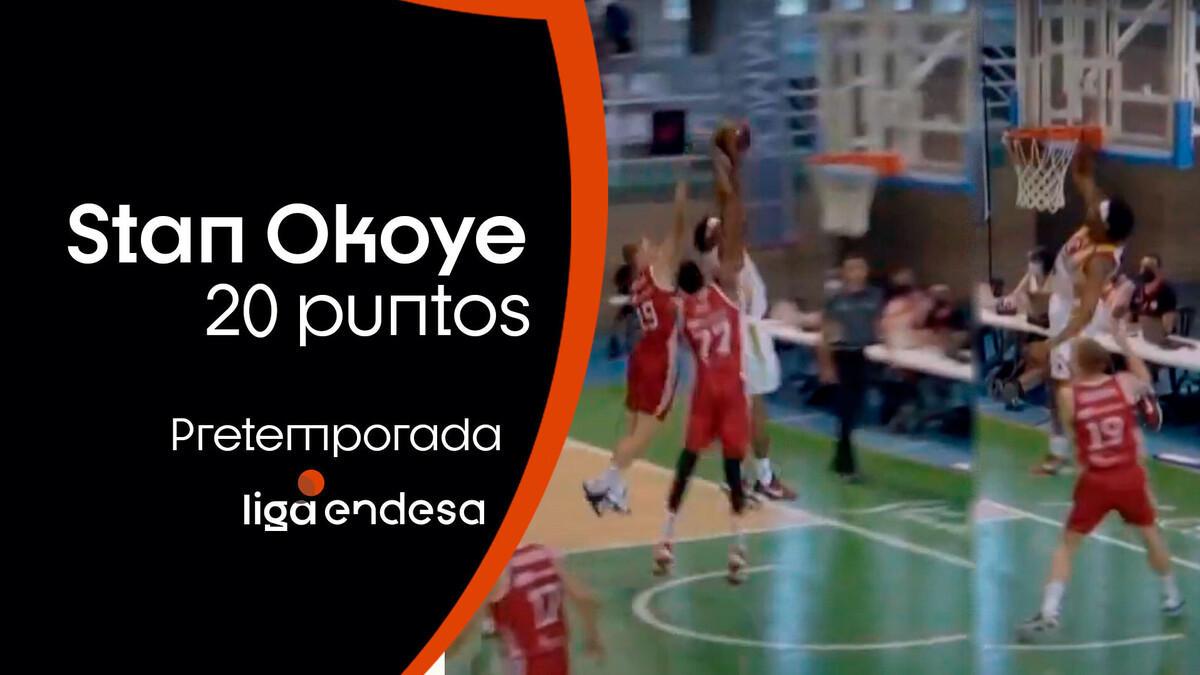 Stan Okoye, en forma en pretemporada: 20 puntos