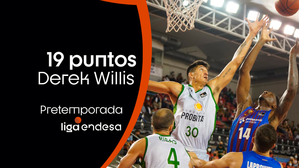 Derek Willis, tirando de la Joventut de Badalona 