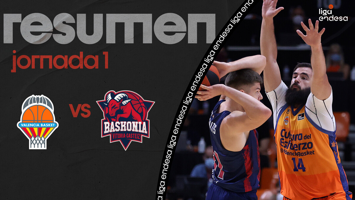 Resumen Valencia Basket 67 - Baskonia 72 (J1)