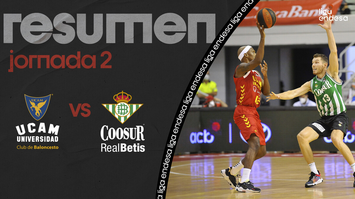 Resumen UCAM Murcia 88 - Coosur Real Betis 66 (J2)