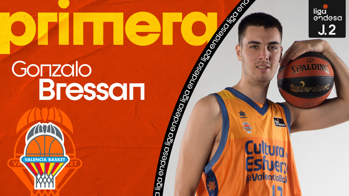 Gonzalo Bressan: primera canasta con Valencia Basket